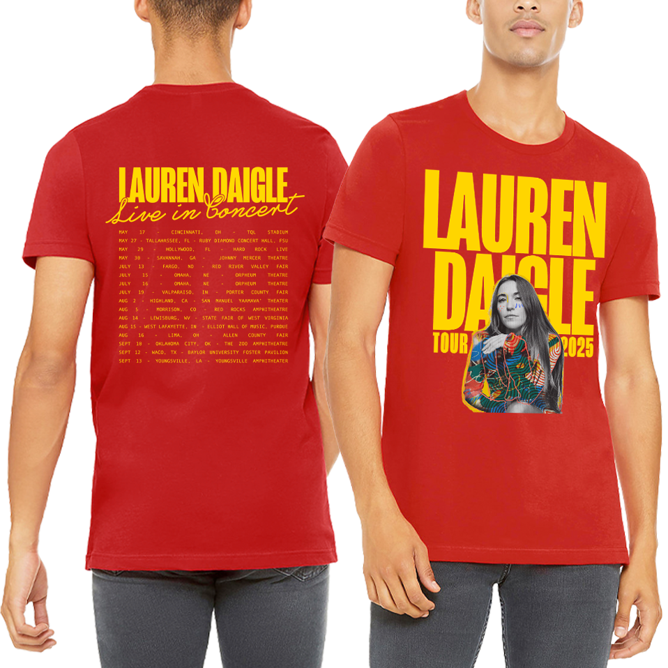 Live in Concert 2025 Tour Tee