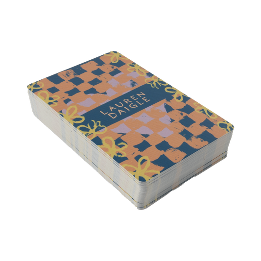 CHECKERED PLAYING CARDS