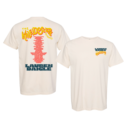 The Kaleidoscope Nights Tour T-Shirt - Ivory