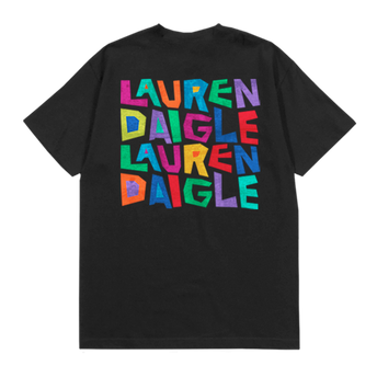 Geometric Lauren Daigle Black T-Shirt Back