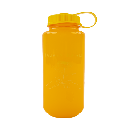 Flower Water Bottle-Gold