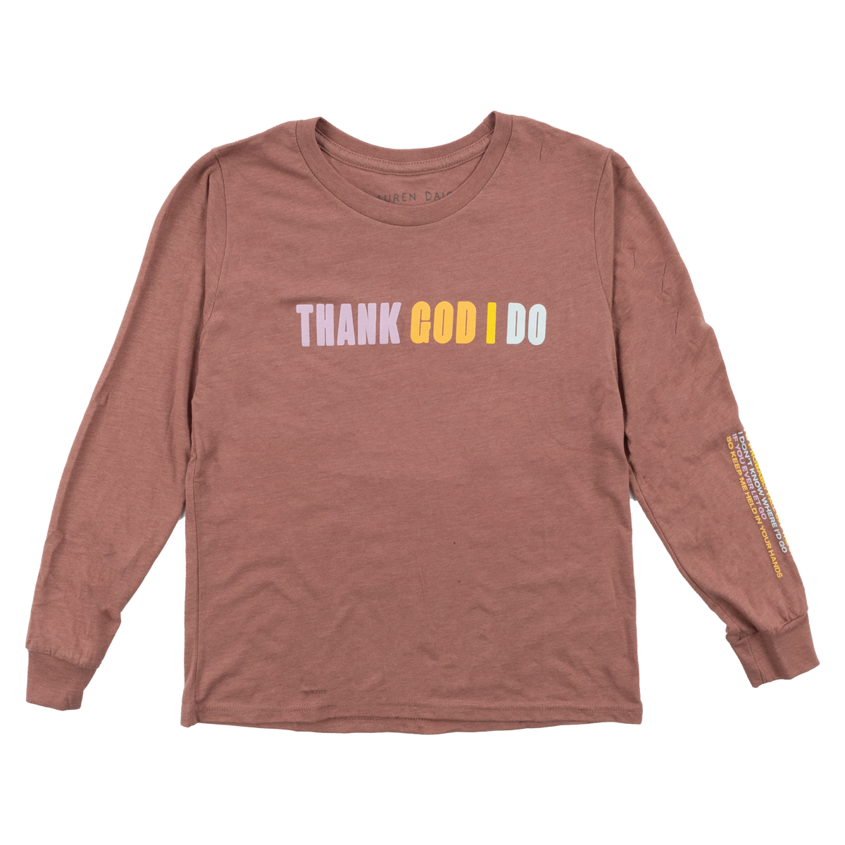Thank God I Do Youth Long Sleeve T-Shirt