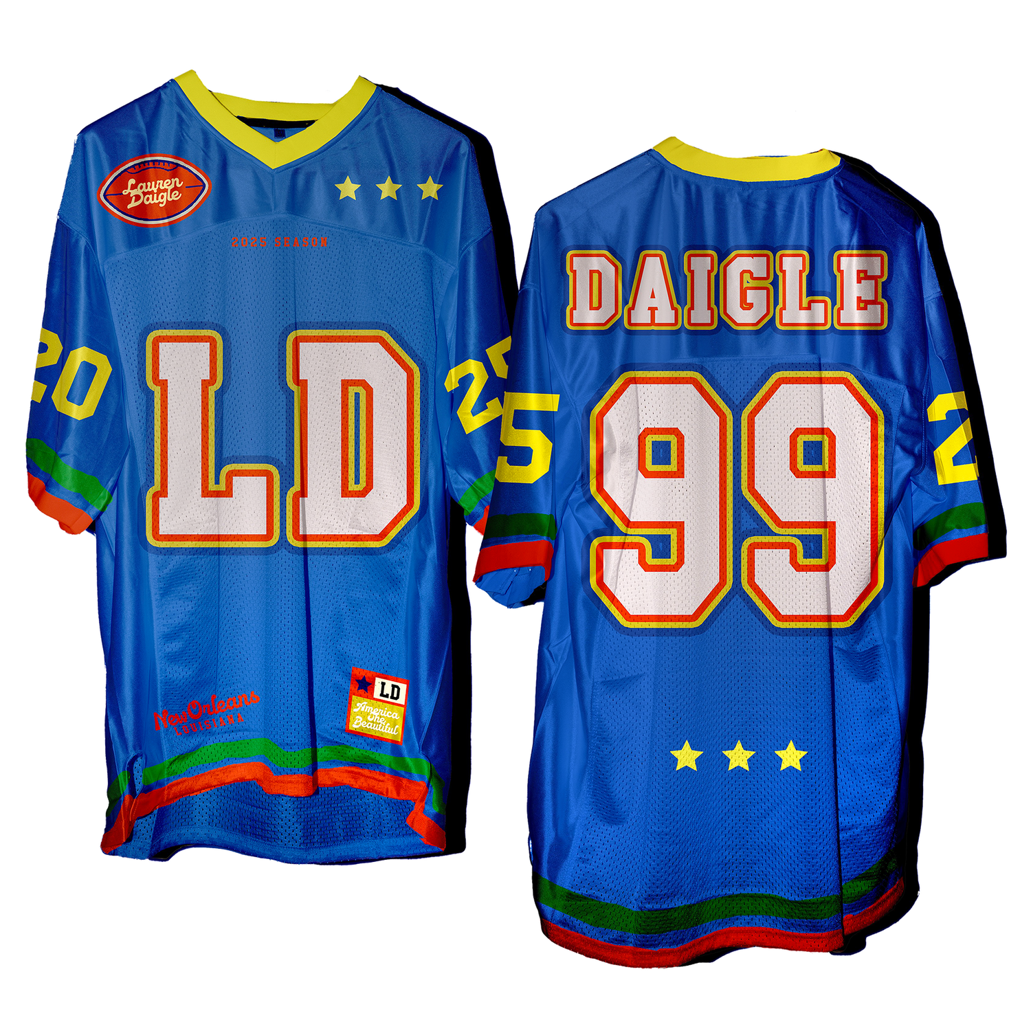 Lauren Daigle 2025 Super Bowl New Orleans Jersey