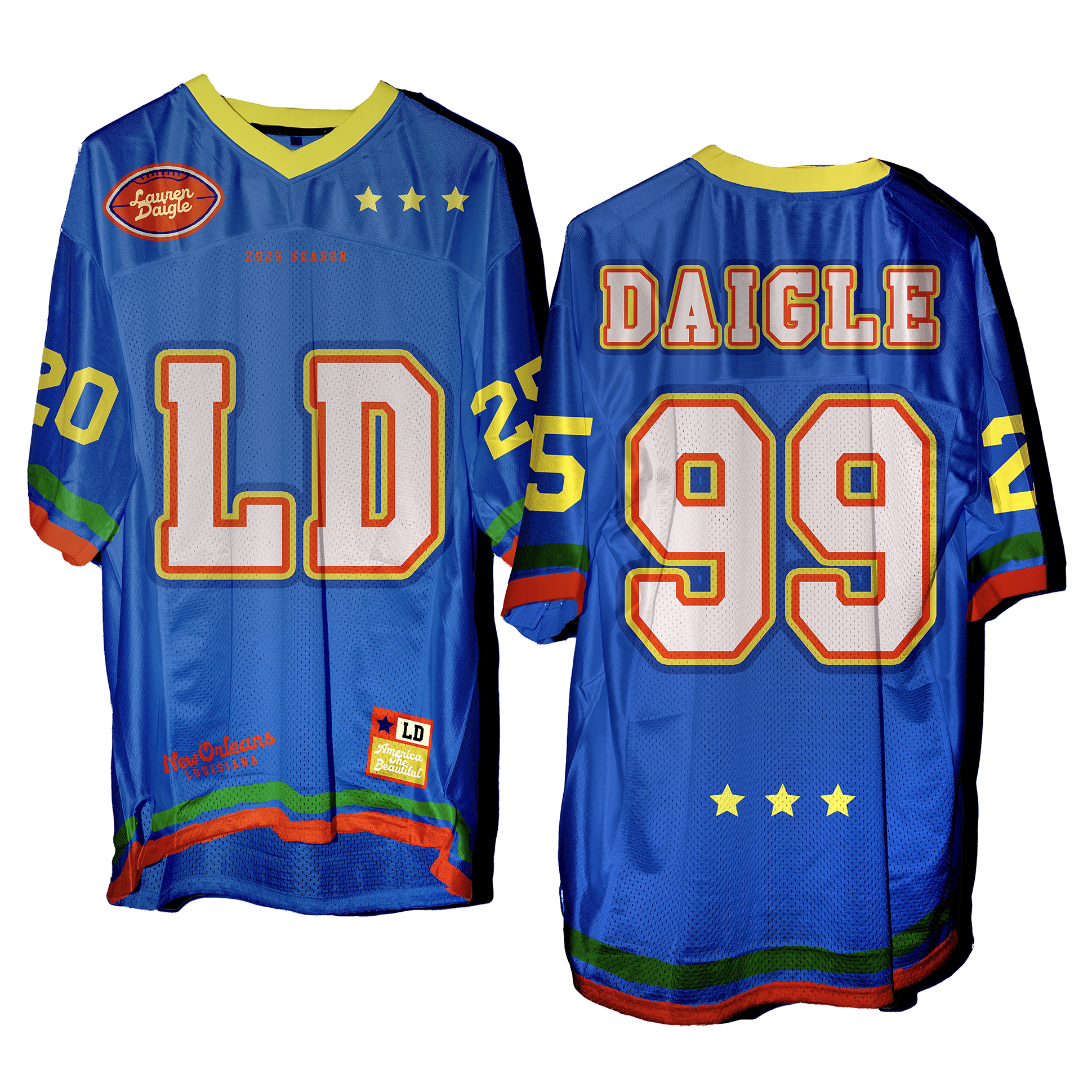 Lauren Daigle 2025 Super Bowl New Orleans Jersey