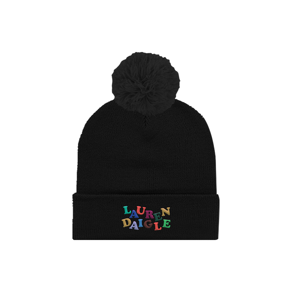Tossed Text Beanie